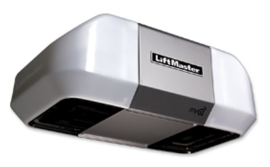 LiftMaster garage door opener with built-in camera